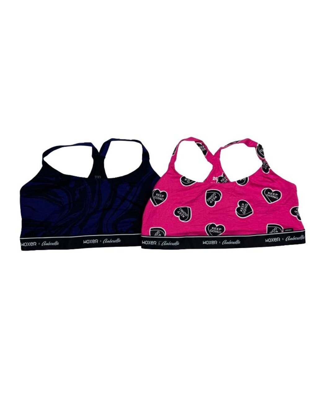 NEW Woxer x Amberella Icon 2.0 Womens Sports Bra Activewear Top • 2XL • Lot of 2